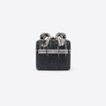 Black Rhinestone Vanity Bag