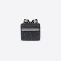 Black Rhinestone Vanity Bag