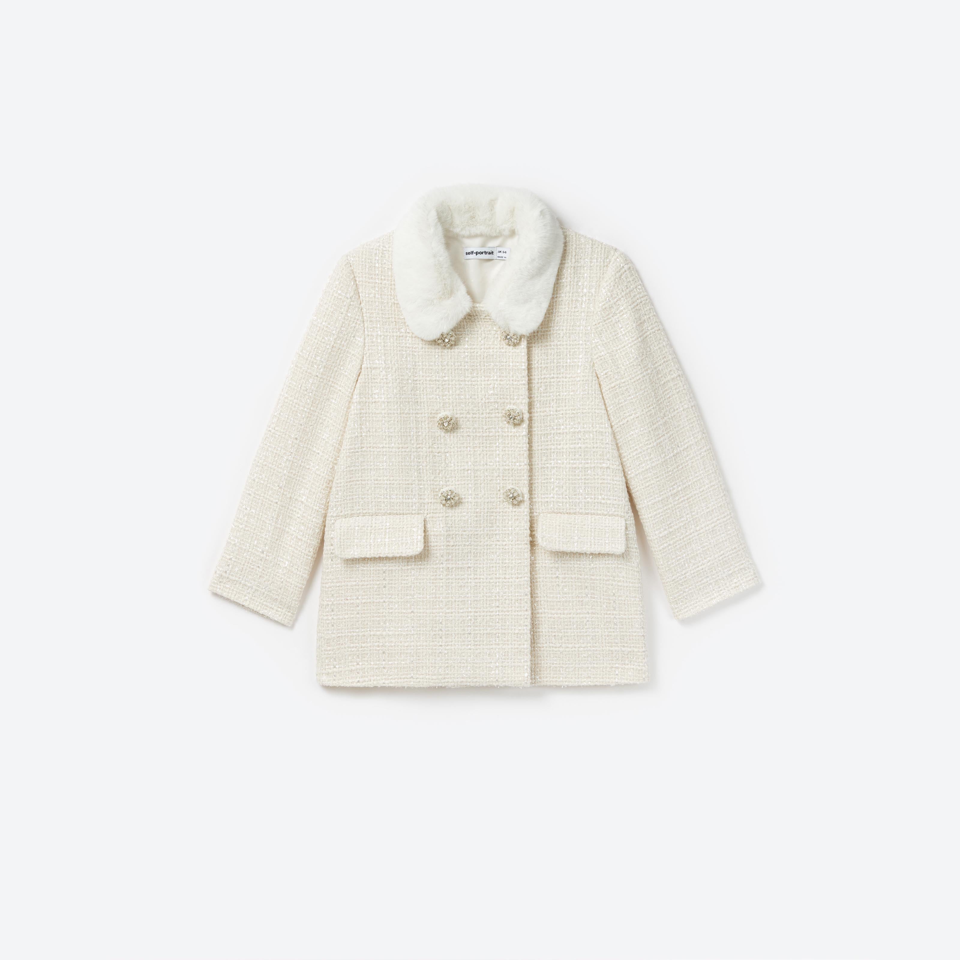 Cream Boucle  Coat