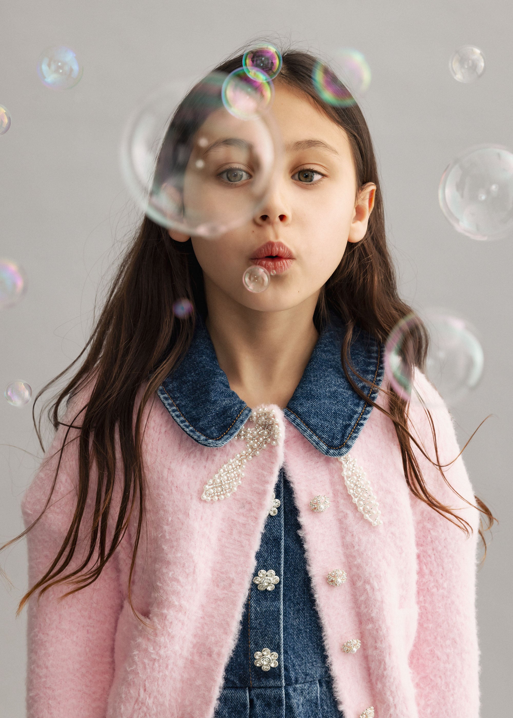 Pink Soft Knit Cardigan