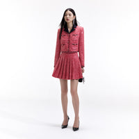 Red Boucle Jacket