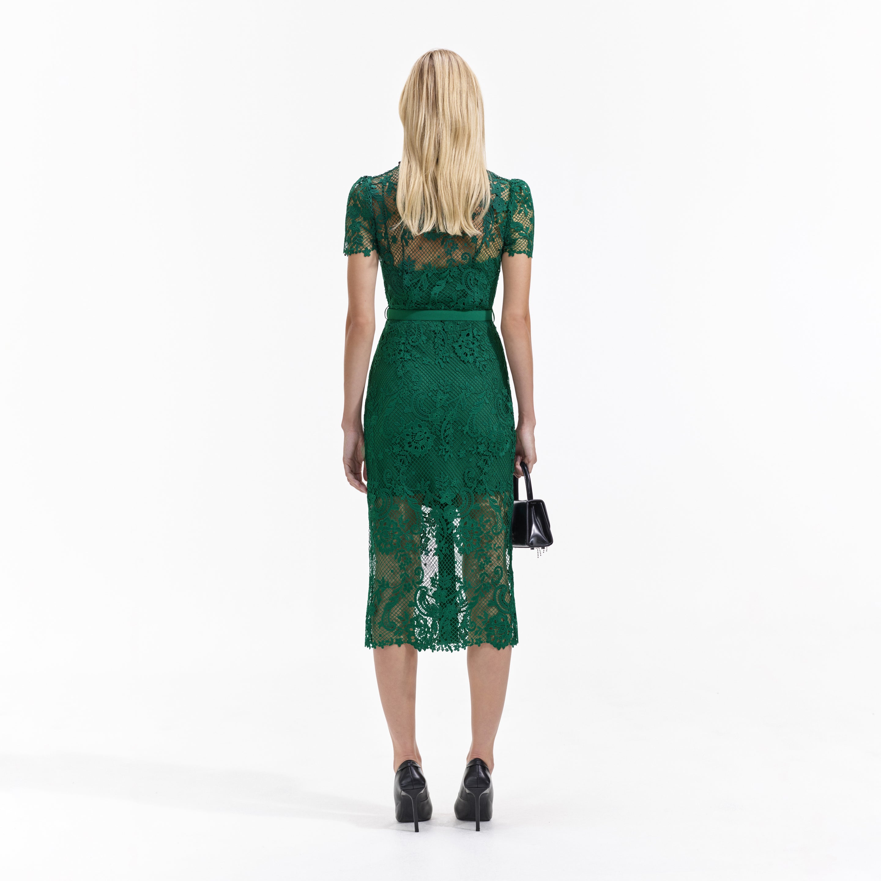 Cord Lace Self Portrait Green Lace Dress Special Price Self- portrait Green Cord Lace Self Portrait Green Lace Dress Special Price Self- portrait Green