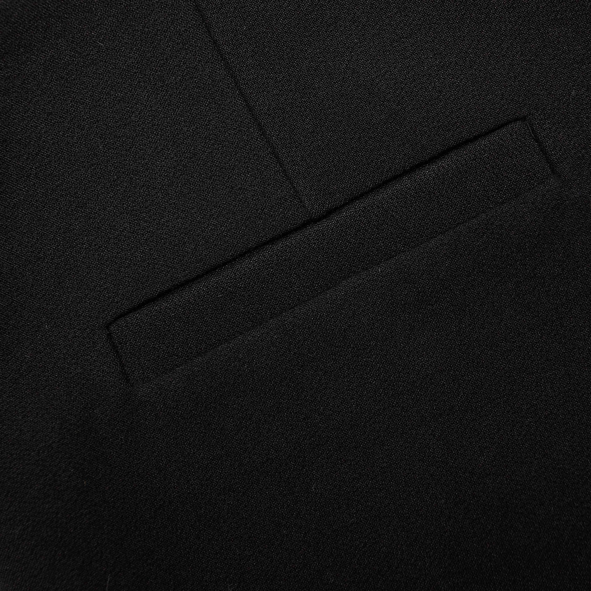 A close up of the fabric for the Black Stretch Crepe Shorts