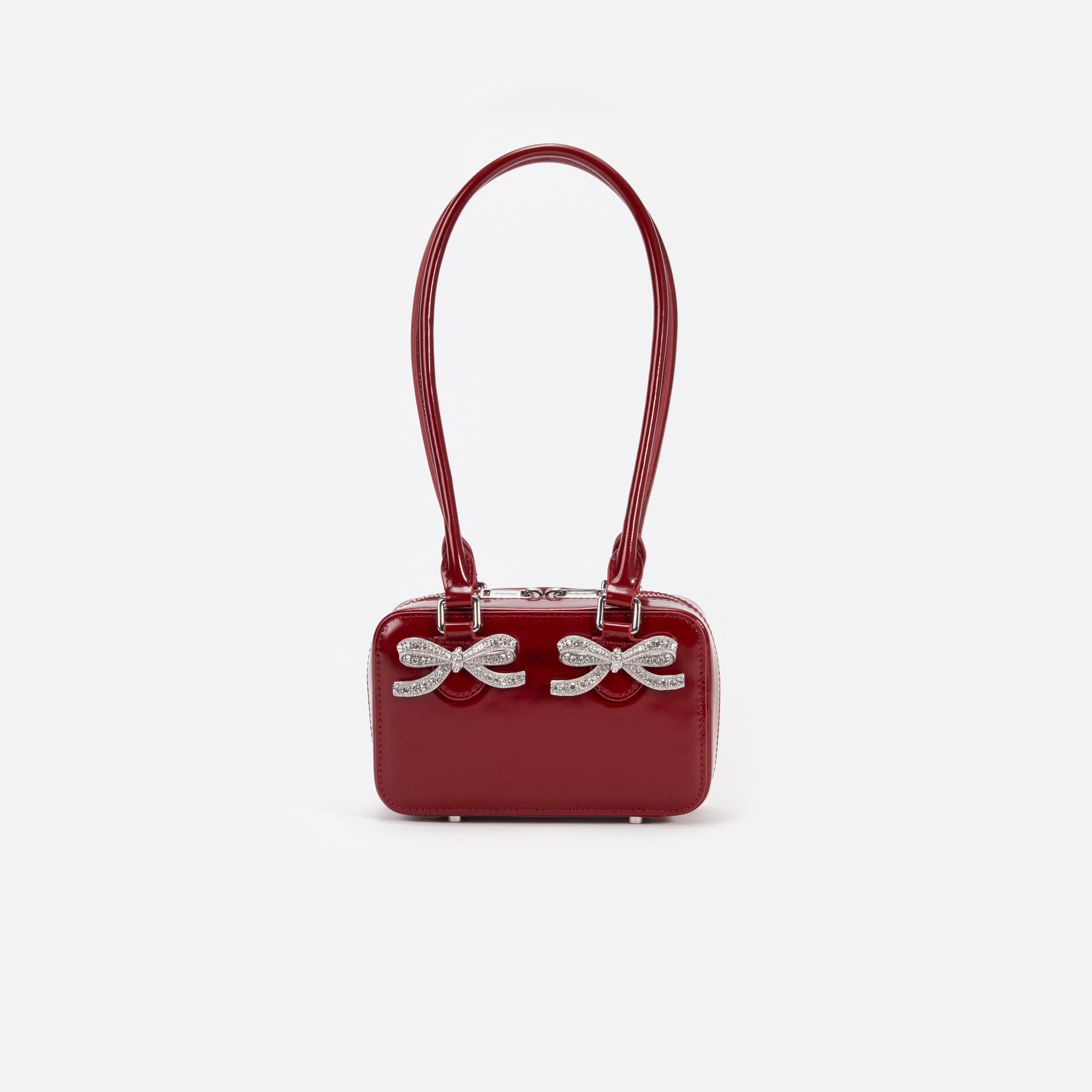 Burgundy Leather Shoulder Bag
