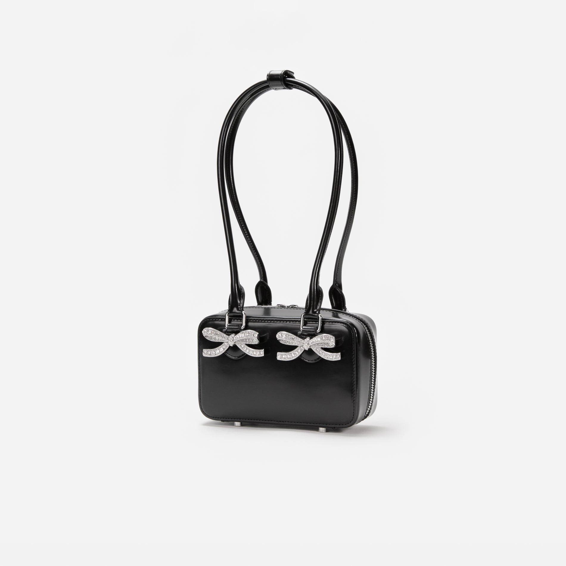 Black Leather Shoulder Bag