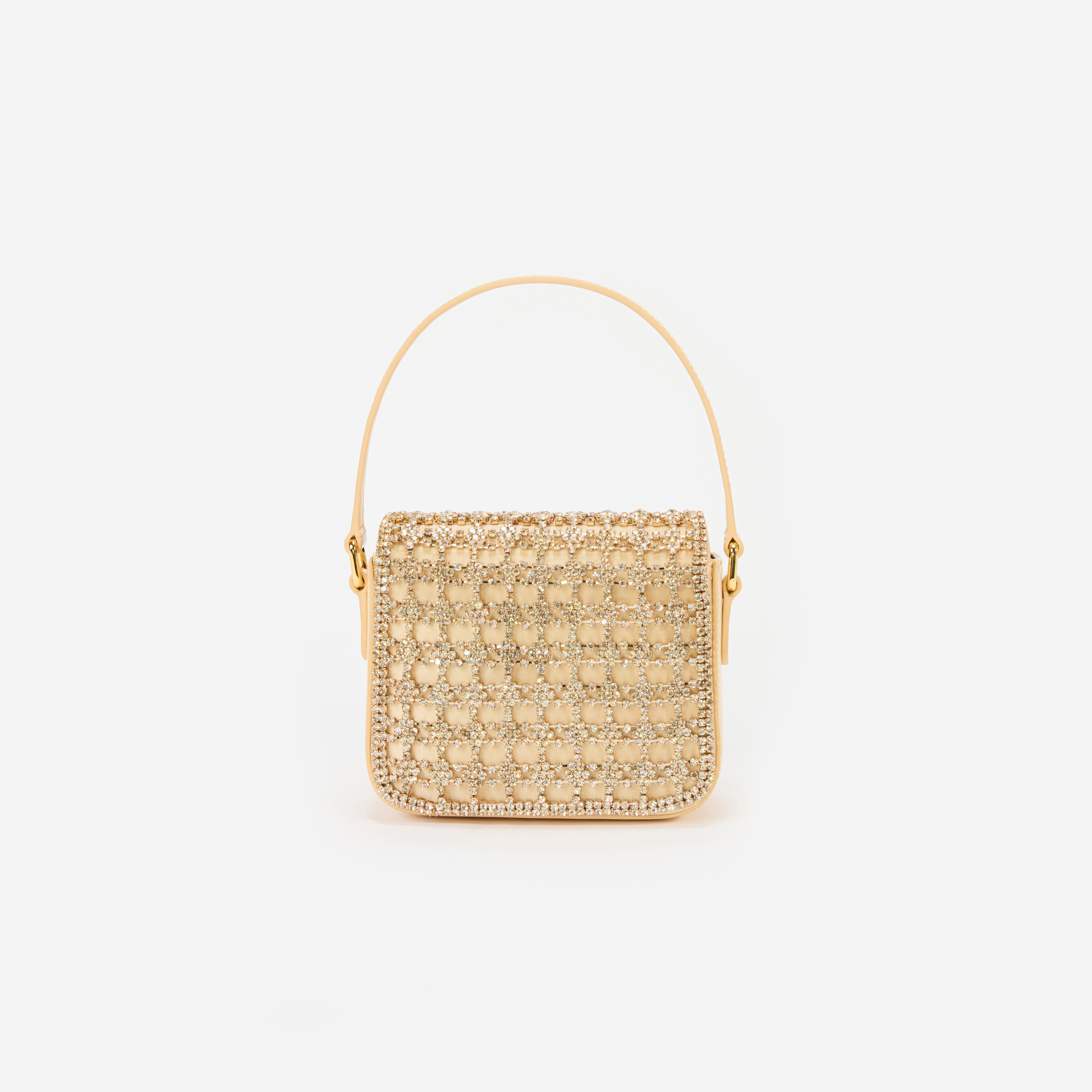 Gold Crystal Micro Bag