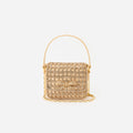Gold Crystal Micro Bag