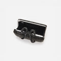 Black Crystal Box Clutch