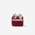 Burgundy Crystal Vanity Case