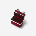 Burgundy Crystal Vanity Case