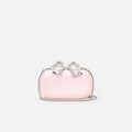 Pink Satin Clutch