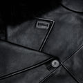 Black Belted Leather Jacket
