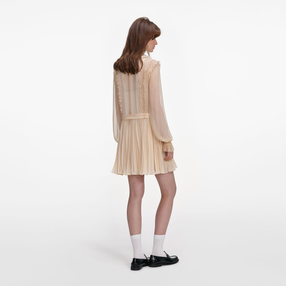 Rita Exclusive Pleated Georgette Dress