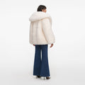 White Faux Fur Coat