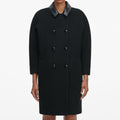 Black Double Breasted Coat