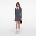 Grey Knit Mini Dress