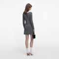 Grey Knit Mini Dress