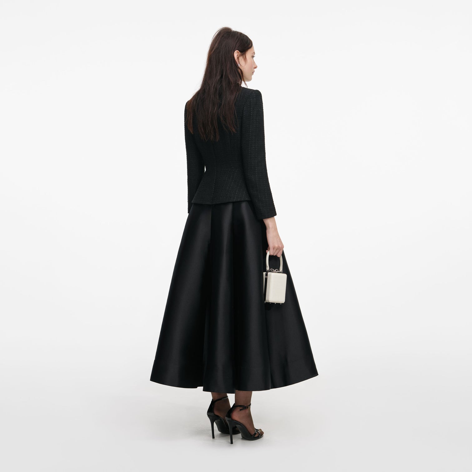 Anela Boucle Blouse Black