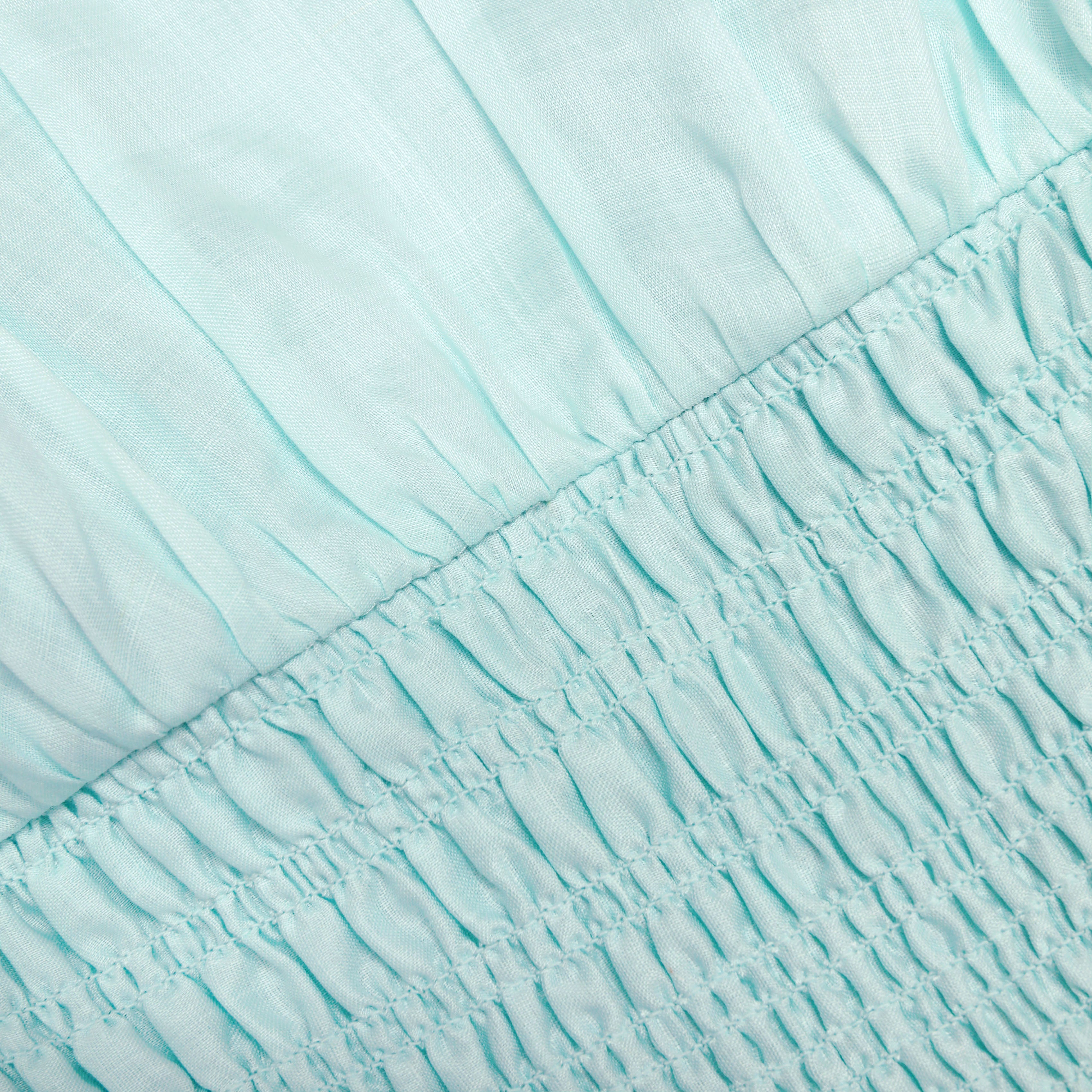 Mint Ramie Midi Dress