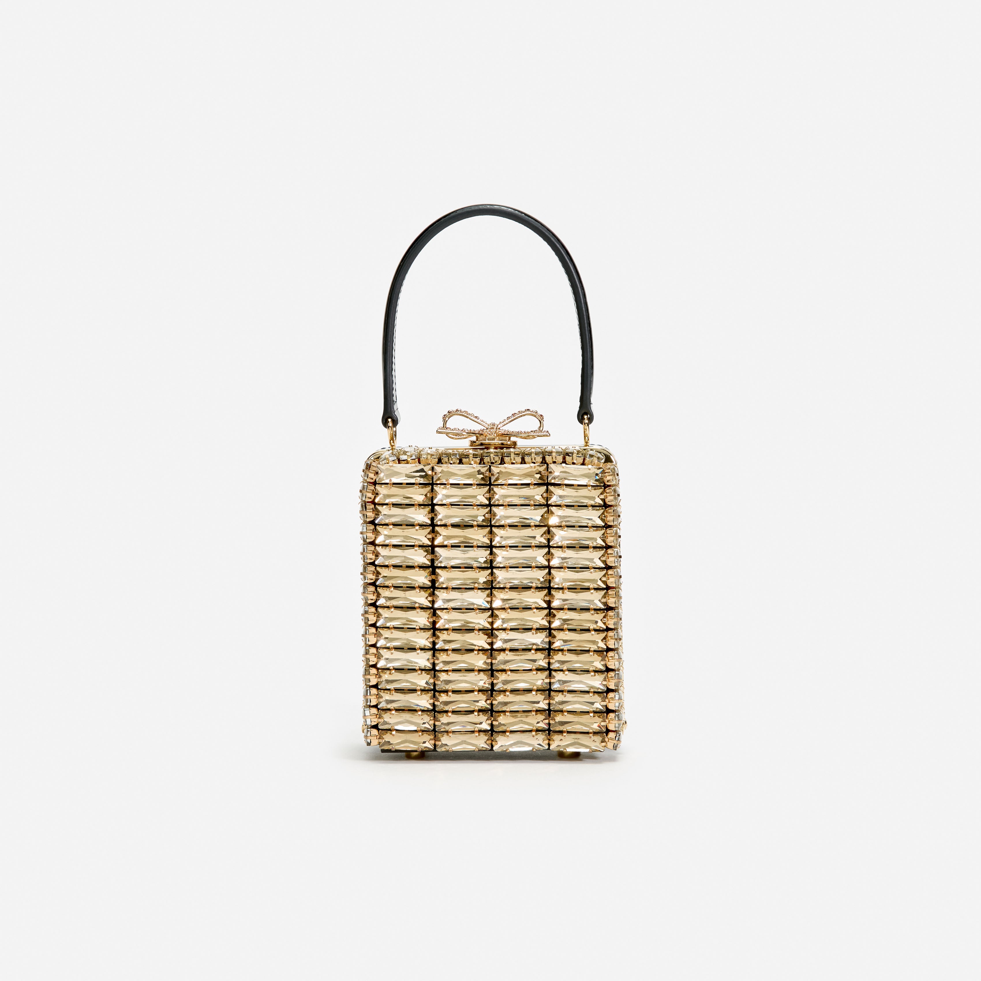 Gold Crystal Micro Bag
