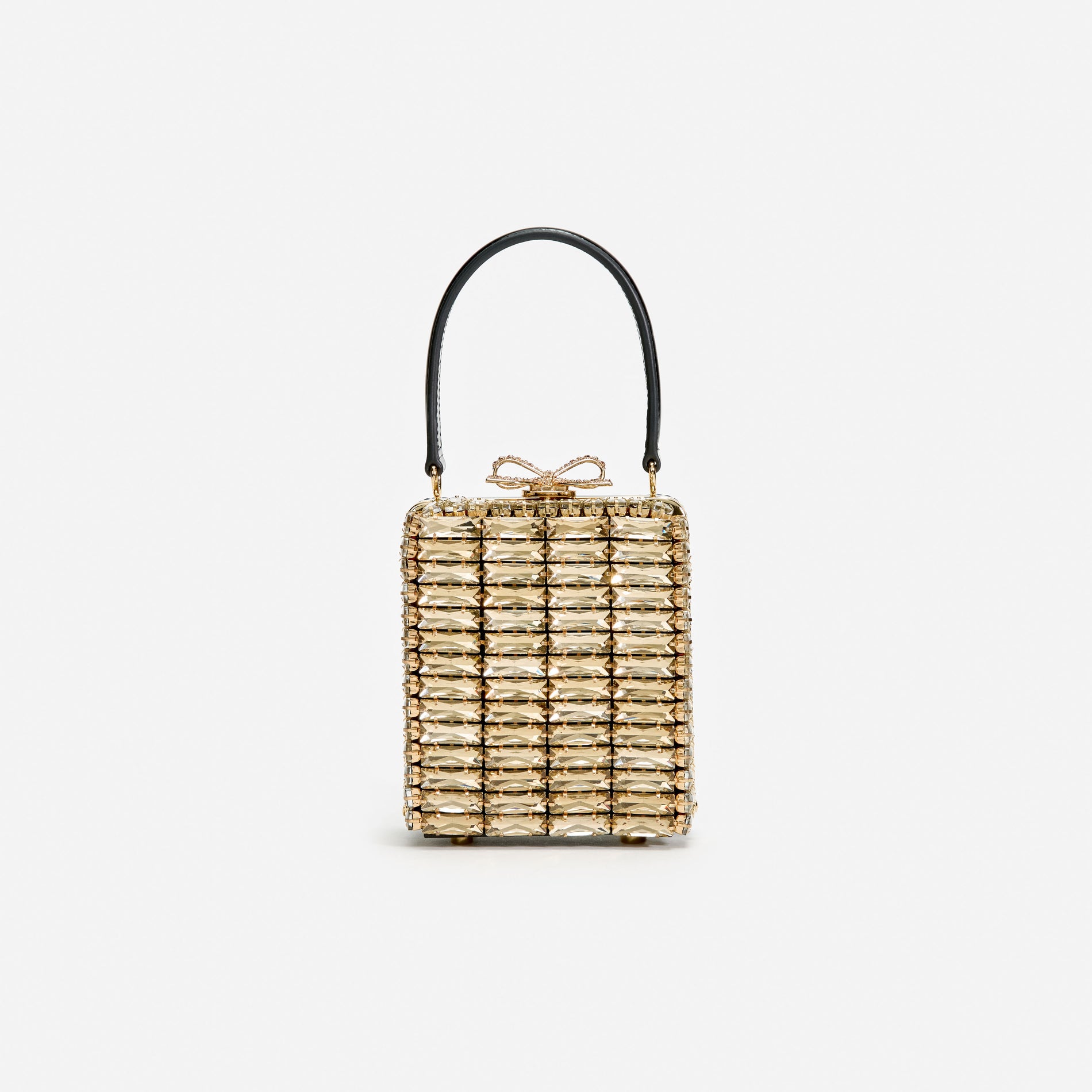 Gold Crystal Micro Bag