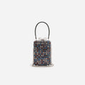 Multi Crystal Chainmail Micro Bag
