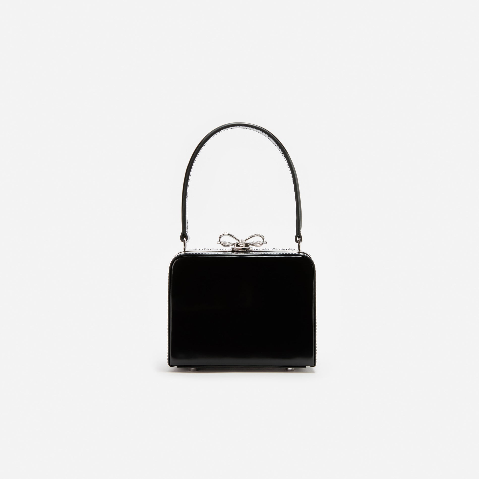 Navy Crystal Micro Bag