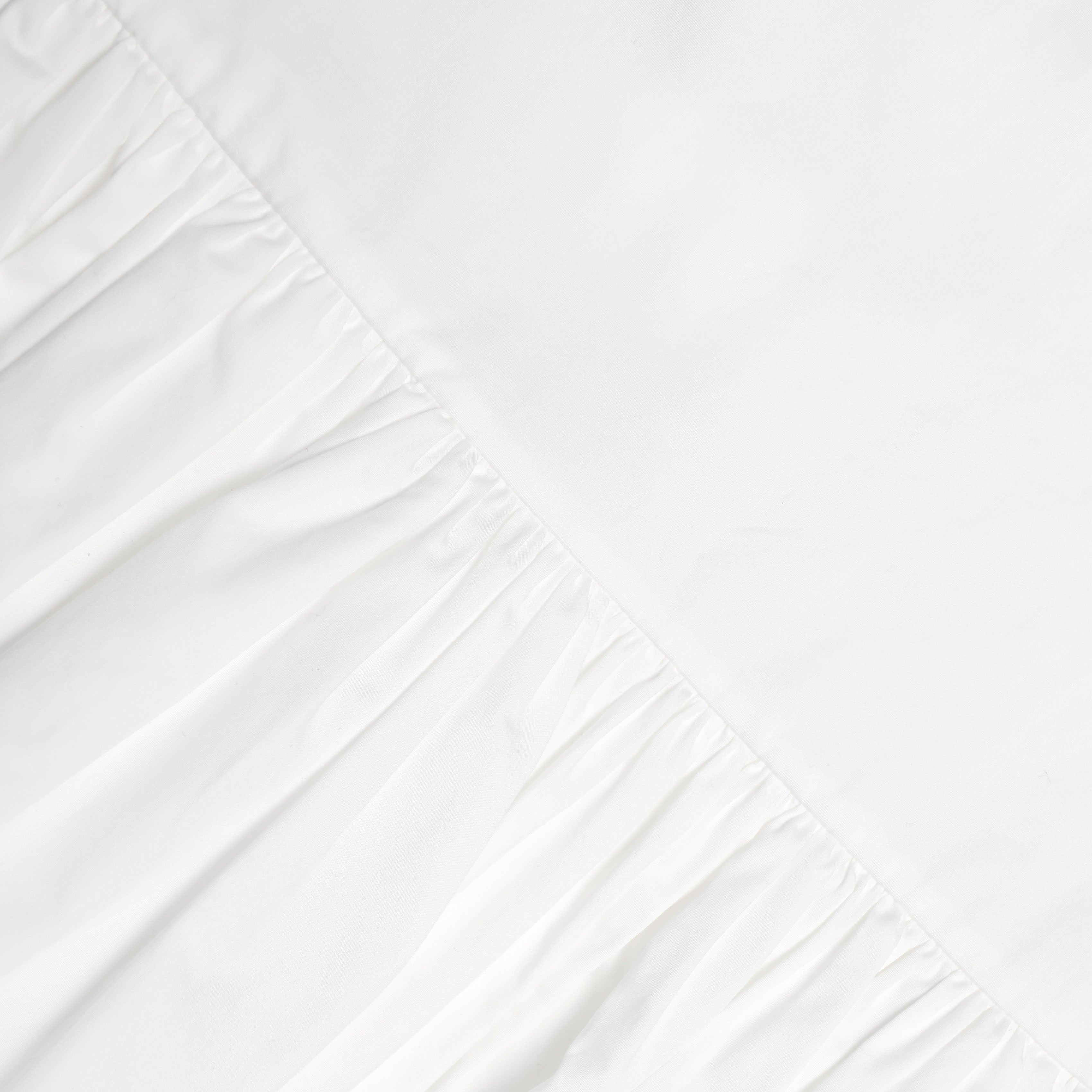 White Cotton Asymmetric Mini Dress