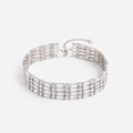 Silver Crystal Choker