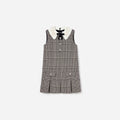 Black Check Sleeveless Dress
