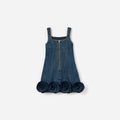 Denim Flower Dress