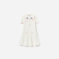 Cream Heart Knit Dress
