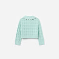 Mint Heart Knit Cardigan