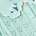Mint Heart Knit Cardigan