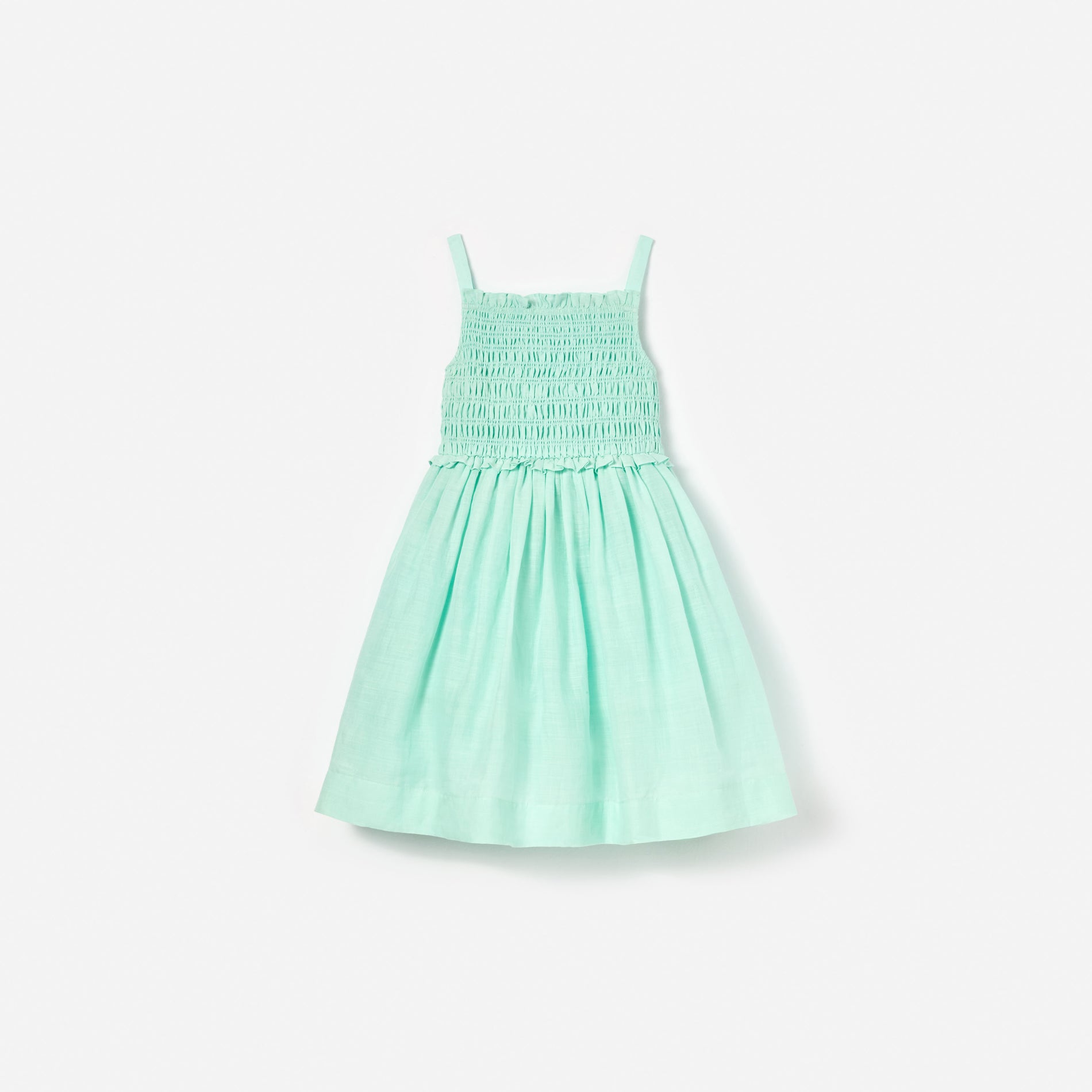 Mint Ramie Dress