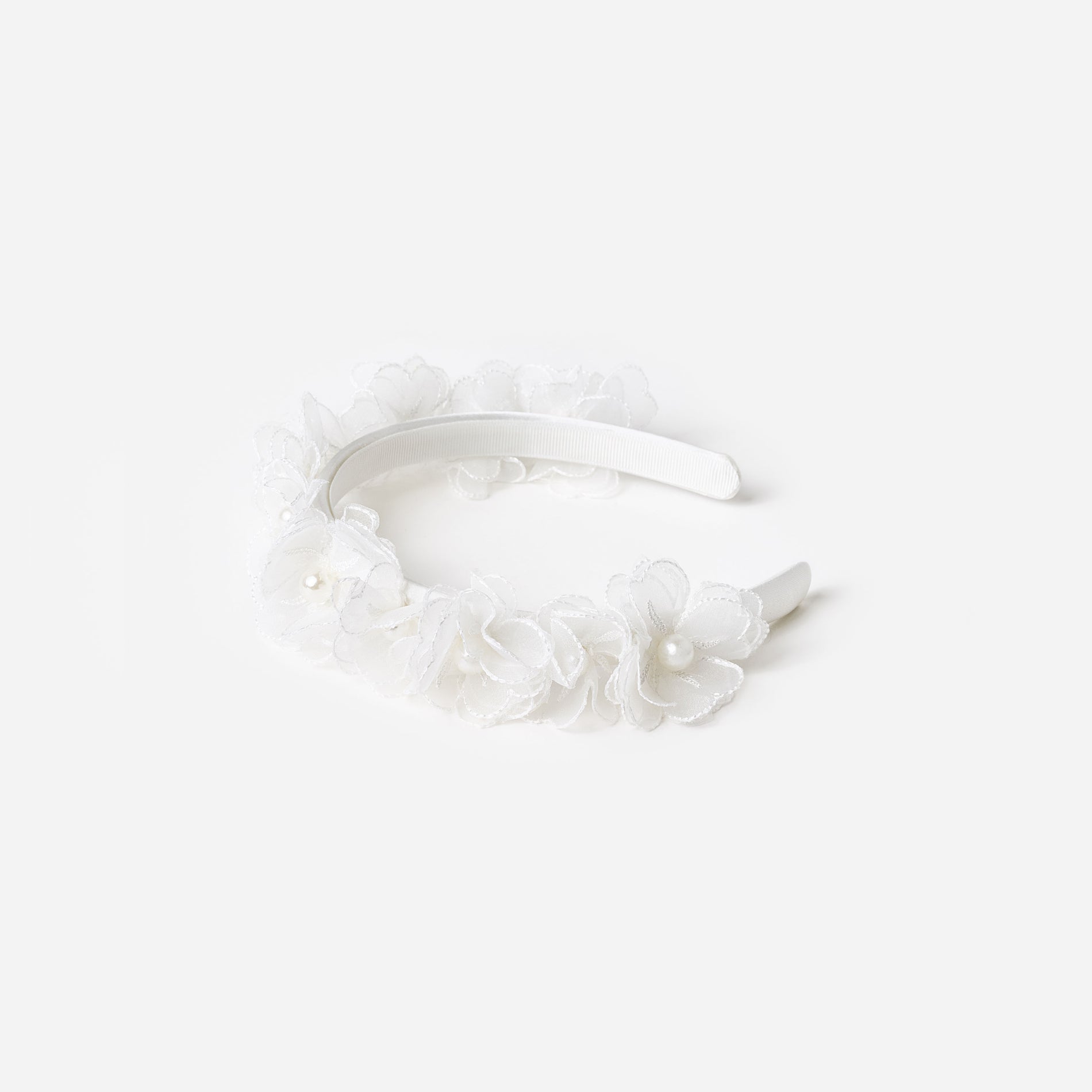 White Flower Headband