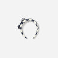 Navy Check Boucle Headband