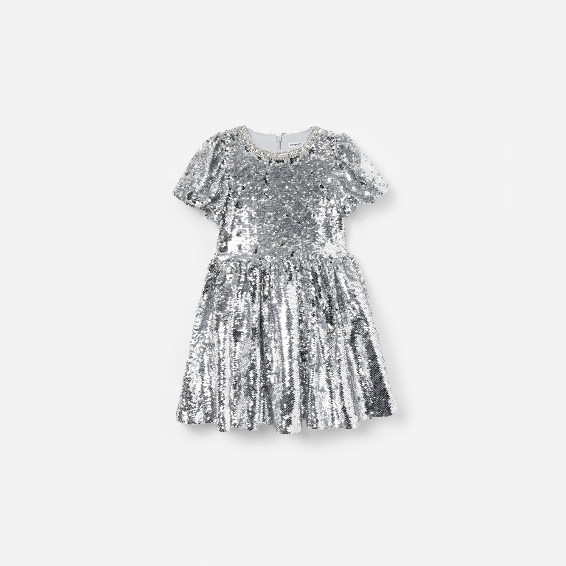 Silver Sequin Dress