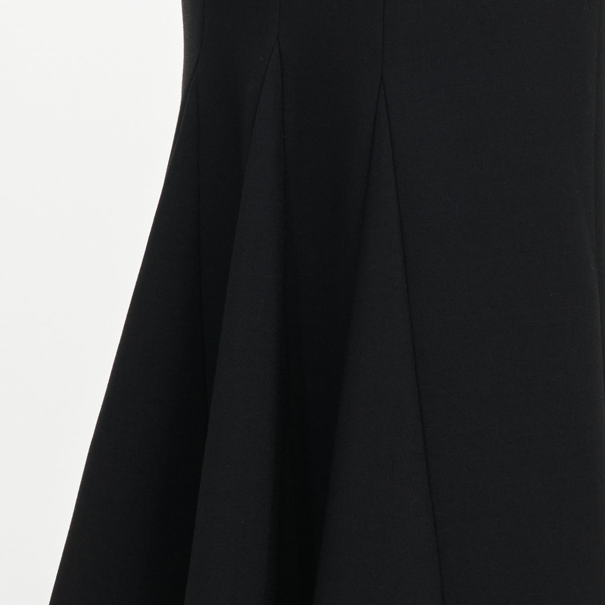 Black Tailored Brooch Midi Dress