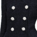 Navy Boucle Jacket