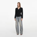 Black Sequin Knit Top