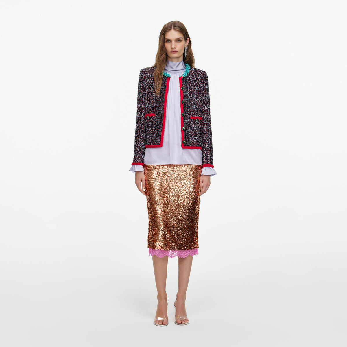 Multi Textured Knit Cardigan
