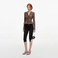 Bronze Tailored Knit Top