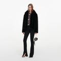 Black Faux Fur Jacket