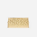 Gold Floral Engraved Bag