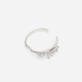 Silver Crystal Bow Bracelet