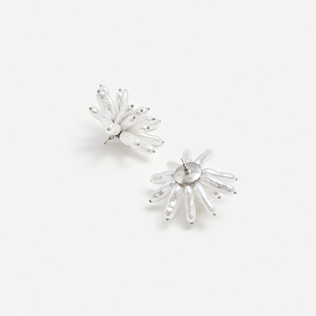 Pearl Cluster Earrings