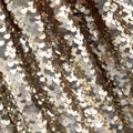 Gold Sequin Gathered Dress