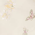 Cream Floral  Jacquard Skirt