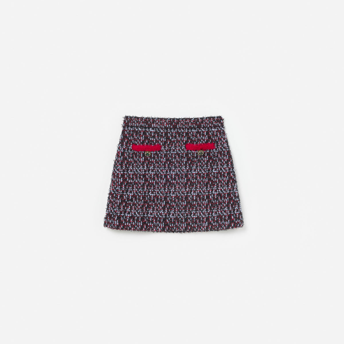 Multi Textured Knit Skirt